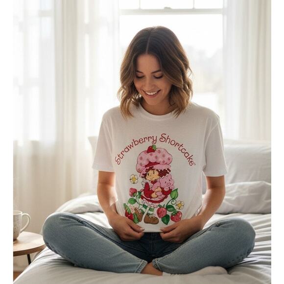 Strawberry Shortcake Tops - Strawberry Shortcake Women’s Graphic T‑Shirt – Size Medium – New With Tags